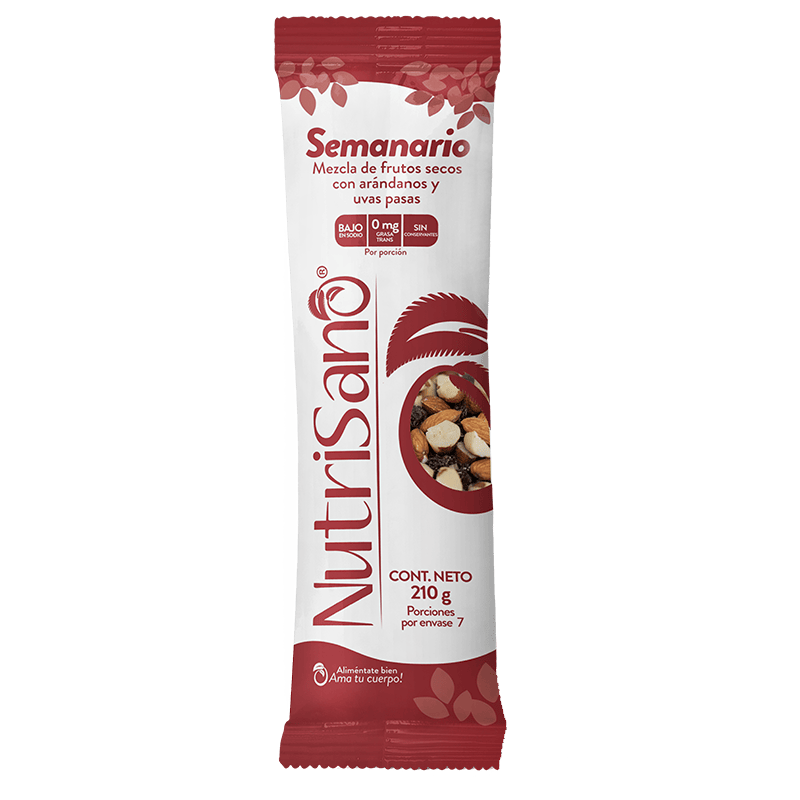 SEMANARIO NUTRISANO 7U 210G F/SEC ARAN