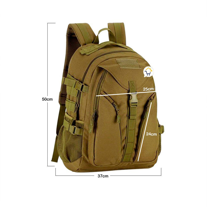 Morral Militar Táctico 40 Litros Impermeable Camping Senderismo 9035