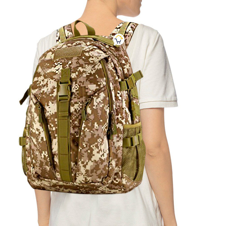 Morral Militar Táctico 40 Litros Impermeable Camping Senderismo 9035