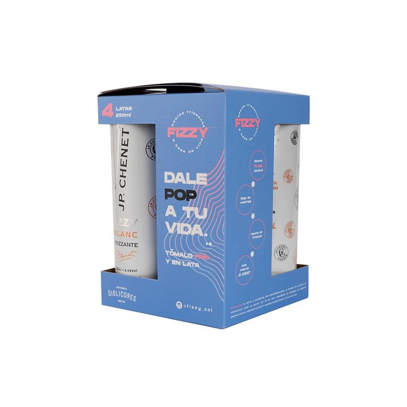 COCTEL JP CHENET 4U 1000ML FIZZY BLAN