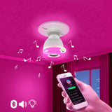 Bombillo Parlante Led multicolor Con Bluetooth Control Remoto 112