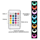 Bombillo Parlante Led multicolor Con Bluetooth Control Remoto 112