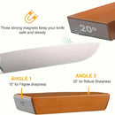 Juego de cuchillos de diamante y cerámica de 15 y 20° - Cuchillo de acero, herramienta de cuchillo - Regalo perfecto para Navidad y Año Nuevo