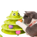 Juguete Interactivo Torre Para Gatos 3 niveles 3 Bolas 0180