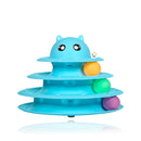 Juguete Interactivo Torre Para Gatos 3 niveles 3 Bolas 0180