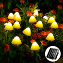 Luces Solares para Patio, calificación, Luces de Hadas Solares para Jardín, Porche, Decoración de Bodas y Fiestas, Luz de Ambiente para Navidad, 1 juego de 3.5 metros 10 luces