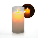 Vela Luz LED Grande Efecto Real Parafina Cristal JSM273