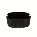 1/2 piezas Bandeja de Silicona Negra para Freidora de Aire, Compatible con el Modelo Philips NA229 con Superficie Antiadherente, Fácil de Limpiar en Freidoras de Aire, Hornos y Microondas