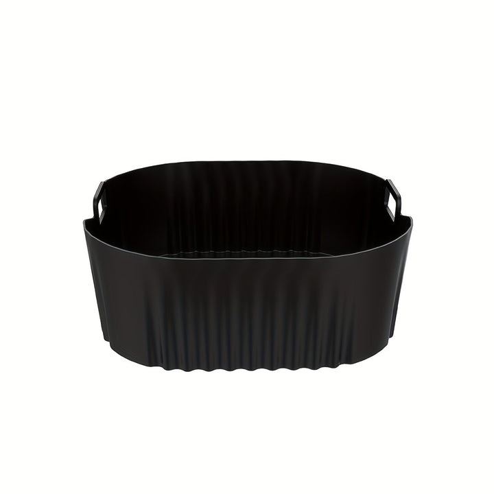 1/2 piezas Bandeja de Silicona Negra para Freidora de Aire, Compatible con el Modelo Philips NA229 con Superficie Antiadherente, Fácil de Limpiar en Freidoras de Aire, Hornos y Microondas