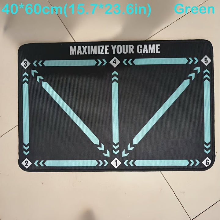 1pc Alfombra de Entrenamiento para Habilidades Pies, Antideslizante, Mejora del Control y Destreza en el Pie, Gimnasia con Aislamiento Acústico Interior, Alfombra de Velocidad y Agilidad, para San Valentín, Pascua, Día de Acción de Gracias, Navidad