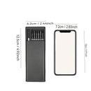 Juego de destornilladores de precisión 25 en 1, kit de herramientas multifuncional para reparar celulares y tabletas, plástico duradero, sin carga - Incluye varias puntas, kit de reparación para celulares