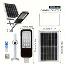 Farola Solar Sin Factura de Electricidad, Bombillas LED Ultrabrillantes, Luces Solares con Batería de Gran Capacidad Adecuadas para Iluminación de Jardines, Garajes, Patios y Caminos