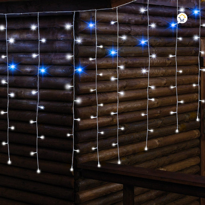 Cortina LED 6 X 1 M 240 LED Destellos Luces Navidad 1331B