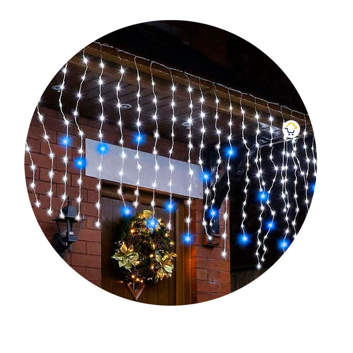 Cortina LED 6 X 1 M 240 LED Destellos Luces Navidad 1331B