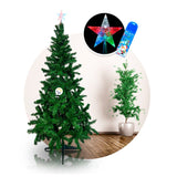 Árbol Navidad 1.80 m Estrella Y Nieve Spray 700 Ramas S34D