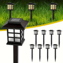 Luces Solares Exteriores Nuevas, 12 Piezas de Farolas Solares Adecuadas para Iluminación Brillante en Senderos, Ideales para Jardines y Caminos al Aire Libre