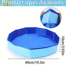 Baño de pies plegable portátil, recipiente de pies plegable de PVC compuesto, adecuado para la entrada de la piscina, con accesorios básicos de limpieza de piscina de varios componentes, apto para 10 personas.