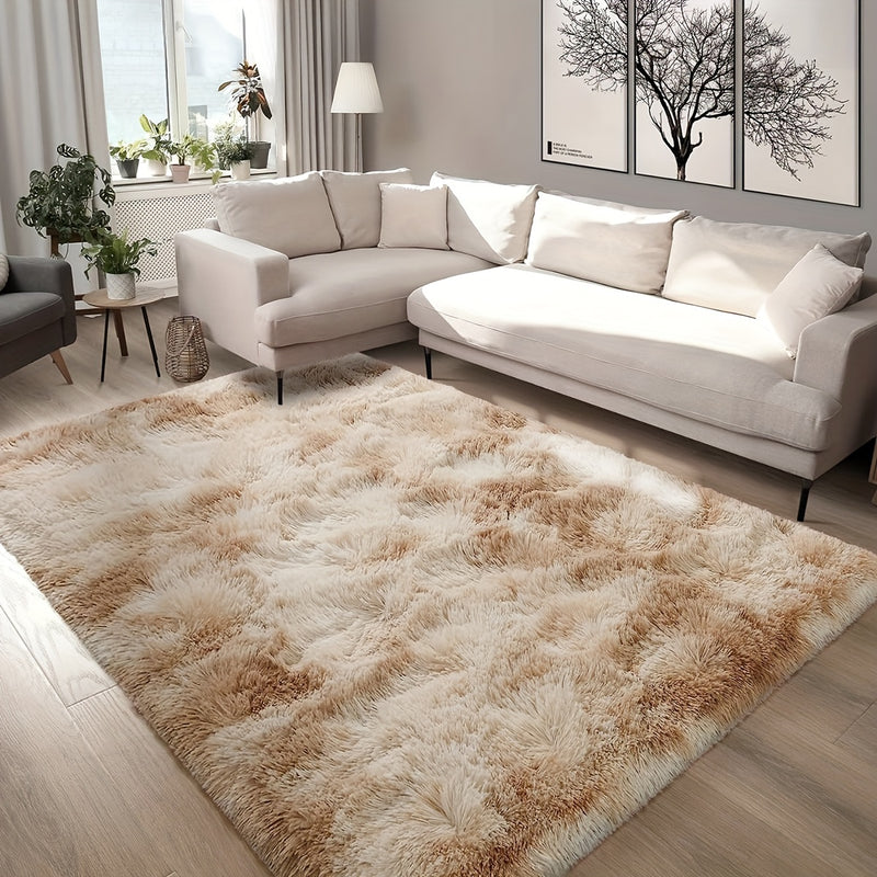 Alfombra Peluda de Felpa Inclusiva del Cielo 1pz - Ultra Suave 100% Poliéster, Base Antideslizante, Ligera y Fácil de Limpiar, Múltiples Tamaños hasta 2.16m² para Sala de Estar, Dormitorio, Decoración de Sala de Juegos, Alfombras para Salón