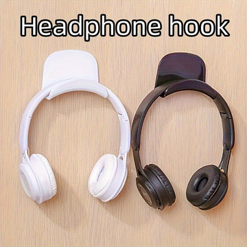 1/3 piezas, gancho para auriculares de instalación para el hogar - Gancho para auriculares adhesivo, soporte de escritorio, adecuado para la mayoría de los auriculares y controles, bolsa, pared, colgante, sin pared, taladro, ropa, sombrero, gancho, entra