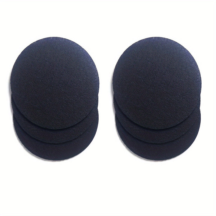 Juego de 6 almohadillas de filtro de carbón activado para compostadora de cocina, reemplazo de bote de basura de encimera, suplemento de cubo de hogar de material plástico