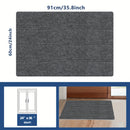 1 pieza de alfombrilla antideslizante para puertas - Elegante diseño geométrico en azul y blanco, fácil de limpiar, poliéster duradero, perfecto para entradas interiores/exteriores, porches delanteros, habitaciones y jardines, ideal para ayudar con la de