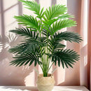 2 Paquetes de Plantas de Simulación de Alta Gama con 18 Hojas Grandes, Adecuadas para Decoración de Alta Gama en Interiores y Exteriores, Perfectas para Acción de Gracias, Bodas, Hoteles, Jardines, Patios, Fotografía y Hermosa Decoración de Plantas Verdes