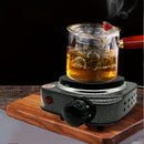 Estufa eléctrica portátil mini para uso doméstico, cafetera compacta para hacer café con Moka, quemador de café portátil para camping al aire libre.