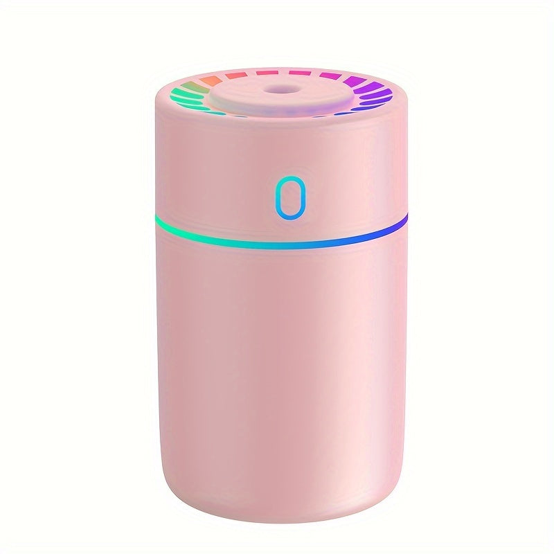 Humidificador ultrasónico portátil de 230 ml, difusor de aroma de nano niebla de plástico multisala con alimentación USB y funcionamiento silencioso para dormitorio, oficina y escuela - 1 unidad