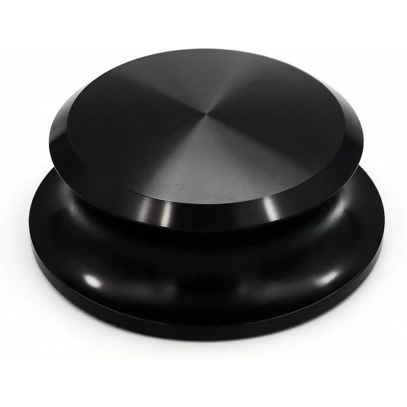1 pieza de estabilizador de peso de vinilo de alta calidad para discos de vinilo - Diseño rojo y negro, mejora la calidad del sonido y la durabilidad, se adapta a la mayoría de los tocadiscos, estabilizador de discos de vinilo, accesorio para tocadiscos,