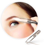 Pinza Luz LED Depilación cejas Portátil Acero Inoxidable PLLED