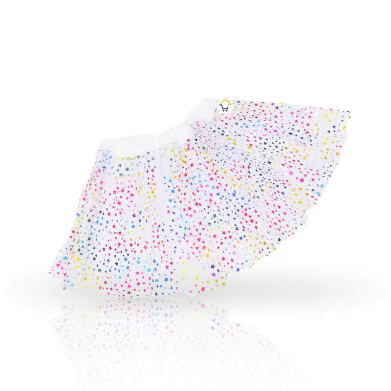 Tutú Estrellas Niñas Colores Falda Ballet Disfraz OF359