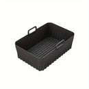 Revestimientos de Silicona para Freidora de Aire Ninja Dual Dz401 Dualzone, Revestimientos de Silicona Reutilizables para Freidora de Aire, Accesorios para Cesta de Freidora de Aire Antiadherentes, Bandeja de Repuesto para Hornear