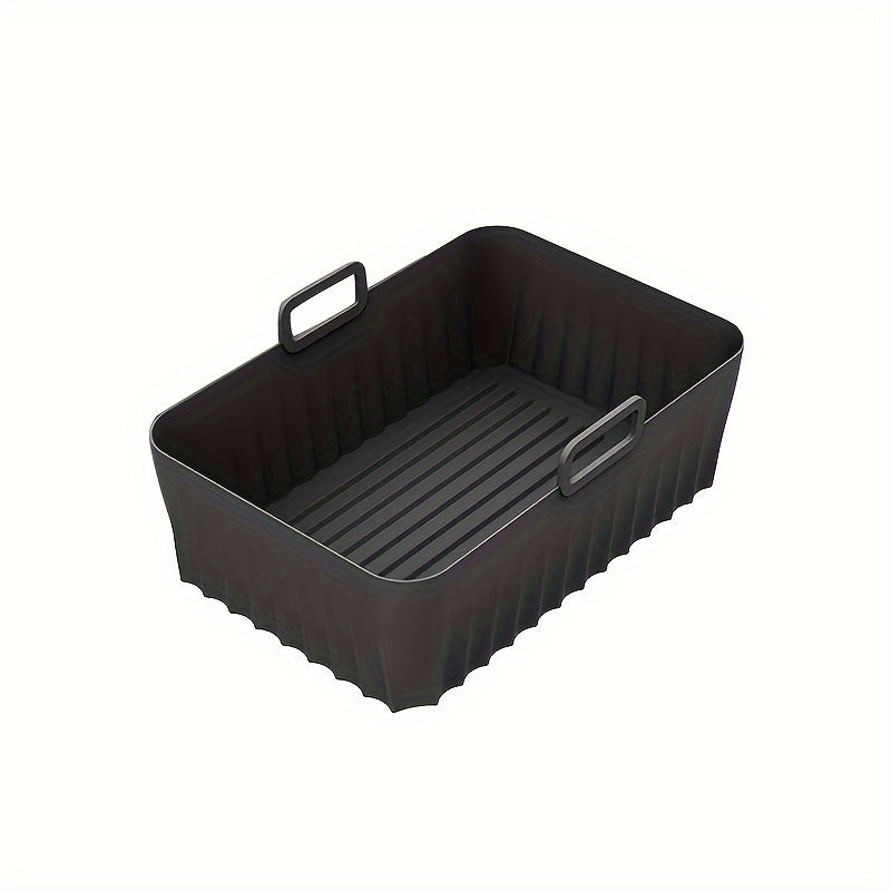 Revestimientos de Silicona para Freidora de Aire Ninja Dual Dz401 Dualzone, Revestimientos de Silicona Reutilizables para Freidora de Aire, Accesorios para Cesta de Freidora de Aire Antiadherentes, Bandeja de Repuesto para Hornear