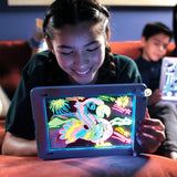 Tablero De Dibujo Mágico Marcadores Neón Didáctica Niños 21MP1