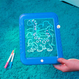 Tablero De Dibujo Mágico Marcadores Neón Didáctica Niños 21MP1