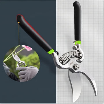 Tenazas Profesionales de Podar para Árboles con Empuñaduras Antideslizantes - Cortadoras Manuales para Jardinería, Corte Afilado para Arbustos, Setos y Rosales - Construcción Duradera para Jardines y Paisajismo
