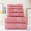 Juego de toallas de baño 100% algodón, 3/6 piezas - Súper suaves, alta absorción, duraderas - Ideal para hotel, hogar, ducha, spa, sauna - Varios colores disponibles