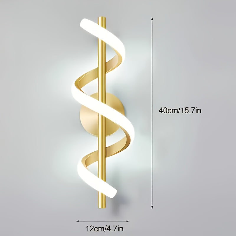 Luces de Baño LED con Diseño Geométrico Elegante y Moderno, Montaje en Pared Metálico con Herramientas de Instalación, Conexión Directa, 85V-265V, Ideal para Cocina, Comedor, Cafetería, Centro Comercial o Hotel, 3 Niveles de Brillo Ajustables