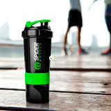 Combo Cuerda Crossfit y Termo Mezclador Shaker 500ml Proteína 702379