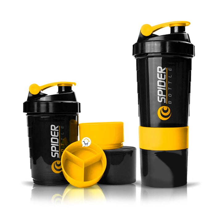 Combo Cuerda Crossfit y Termo Mezclador Shaker 500ml Proteína 702379