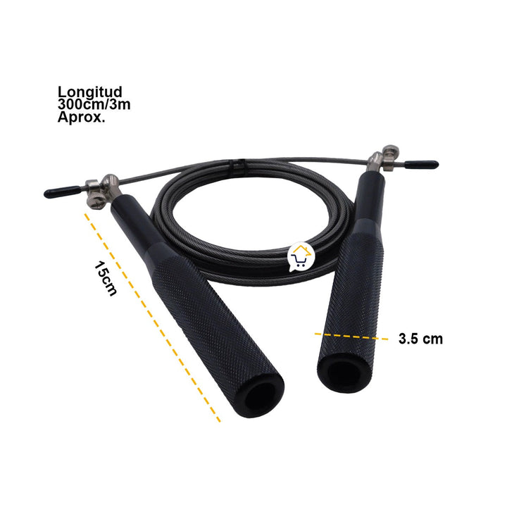 Combo Cuerda Crossfit y Termo Mezclador Shaker 500ml Proteína 702379