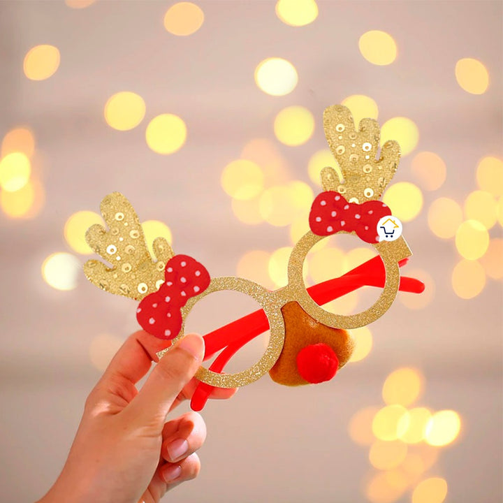 Gafas Navideñas Reno X4 Decorativas MJ010
