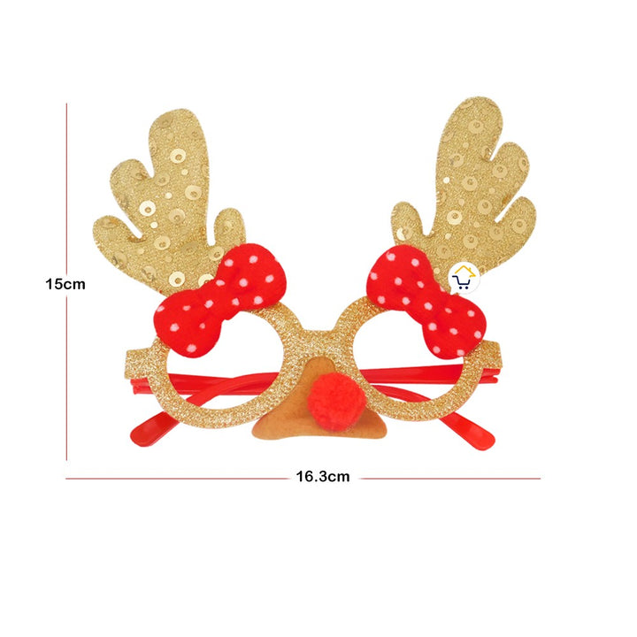 Gafas Navideñas Reno X4 Decorativas MJ010