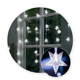 Luces Led Estrellas 3 Metros Extensión Cortina Luz Navidad Blanco ZE019B
