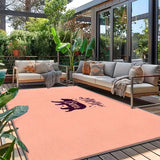 Alfombra de terciopelo exterior 850g/m², gruesa y lujosa, con un estilo callejero delicado y moderno. Temática misteriosa de barcos para salas de restaurantes o cabañas, textura resistente pero suave al tacto y altamente transpirable. Disponible en vario