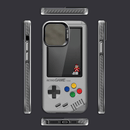 Funda para iPhone 16 Pro Max, 16 Pro, 11 Pro Max, 16, 15, 14 Plus, 13, 12, XS Max, 15 Pro, XR, 15 Pro Max, 14, 13 Pro, 12 Pro Max, con diseño de consola de juegos, minimalista, elegante y resistente a golpes
