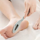 1pieza Tablero de frotamiento de pies de acero inoxidable de doble cabeza - Herramienta de eliminación de piel muerta manual de color beige claro sin necesidad de electricidad para pelar y cuidado de pies, diseño portátil para uso en casa, herramienta de