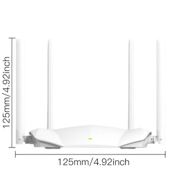 Ruta AC1200 de doble banda Gigabit WIFI 5, con una velocidad de transmisión de 1167Mbps, rica en rendimiento y alta integración, soporta la última tecnología WiFi 802.11ac, utiliza tecnología de multiplexado de señal inalámbrica MIMO, cumple plenamente c