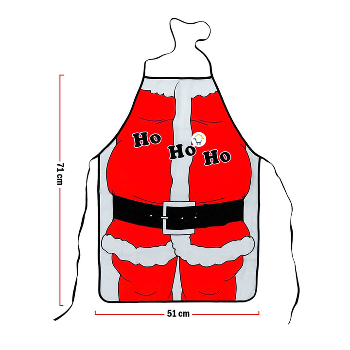 Combo x3 Delantales Navideños Cocina Chef Papá Noel Navidad DNC01-x3