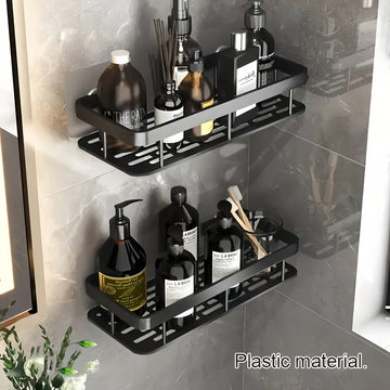 Estante de ducha de gran capacidad para pared, sin necesidad de taladrar, ideal para baños y cocinas, ahorrador de espacio, fácil de instalar, para almacenar artículos de tocador, cosméticos y otros, caddies de ducha.